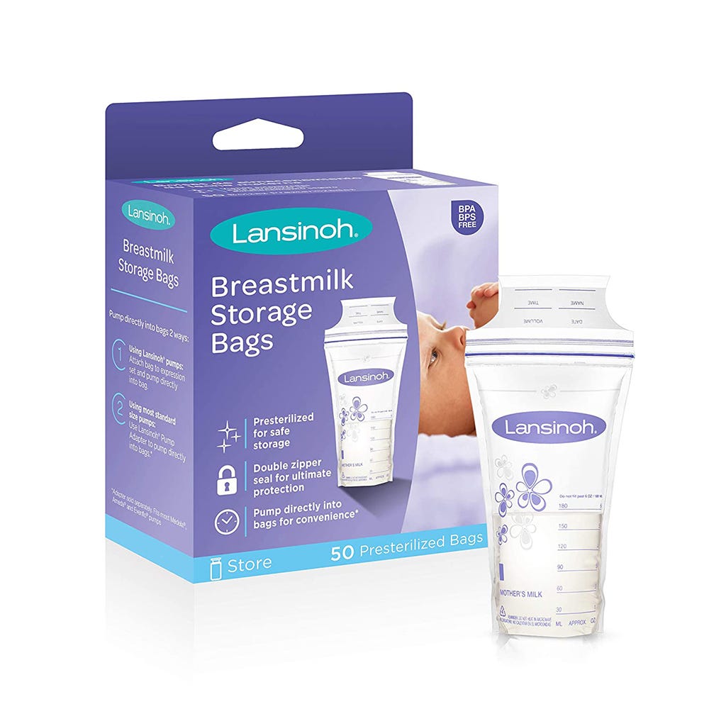 Bolsas de Almacenamiento de Leche Materna Lansinoh 50 Unidades
