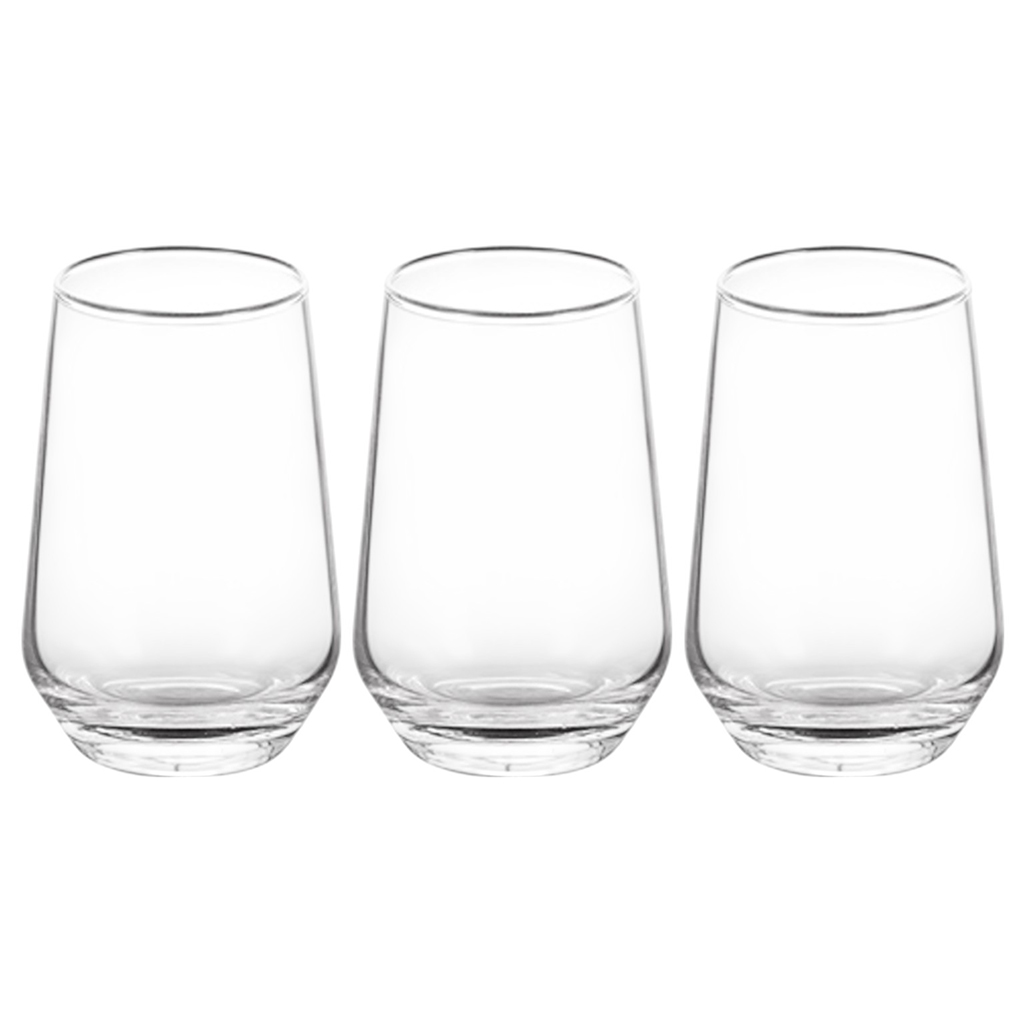 Set 3 Vasos De Vidrio 17oz