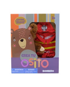 Crea Tu Osito Bombero 10"