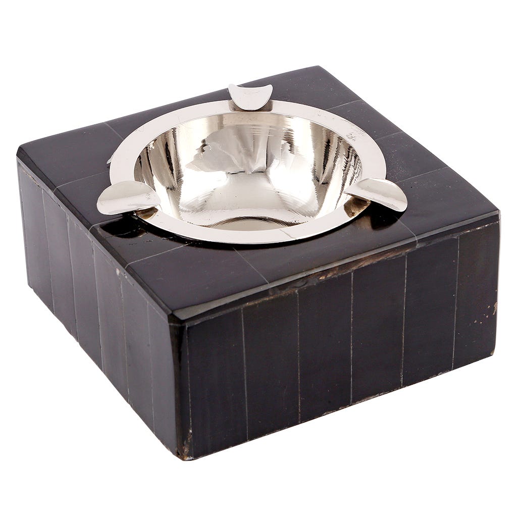 Cenicero De Aluminio Decorativo