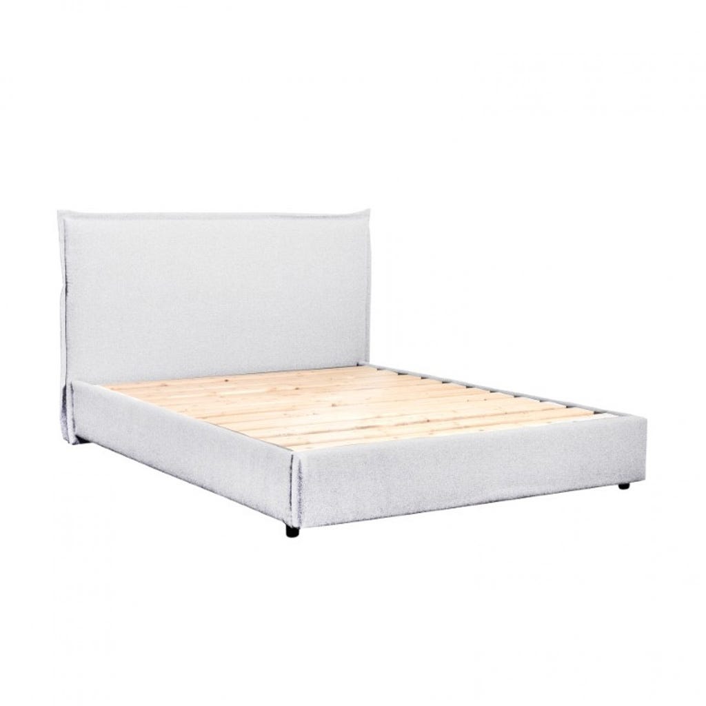 Cama Queen Lois - Blanca 79x60x43in 