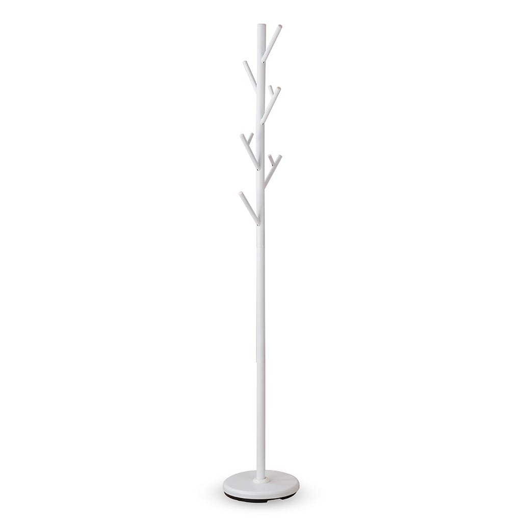 Perchero De Metal Blanco 28.5x28.5x174cm