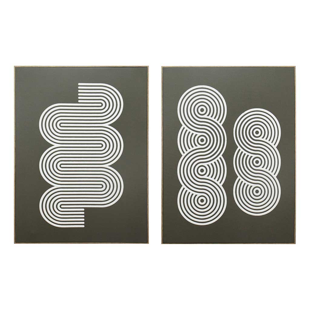 Cuadro Abstracto Surtido 60X80X3.5Cm