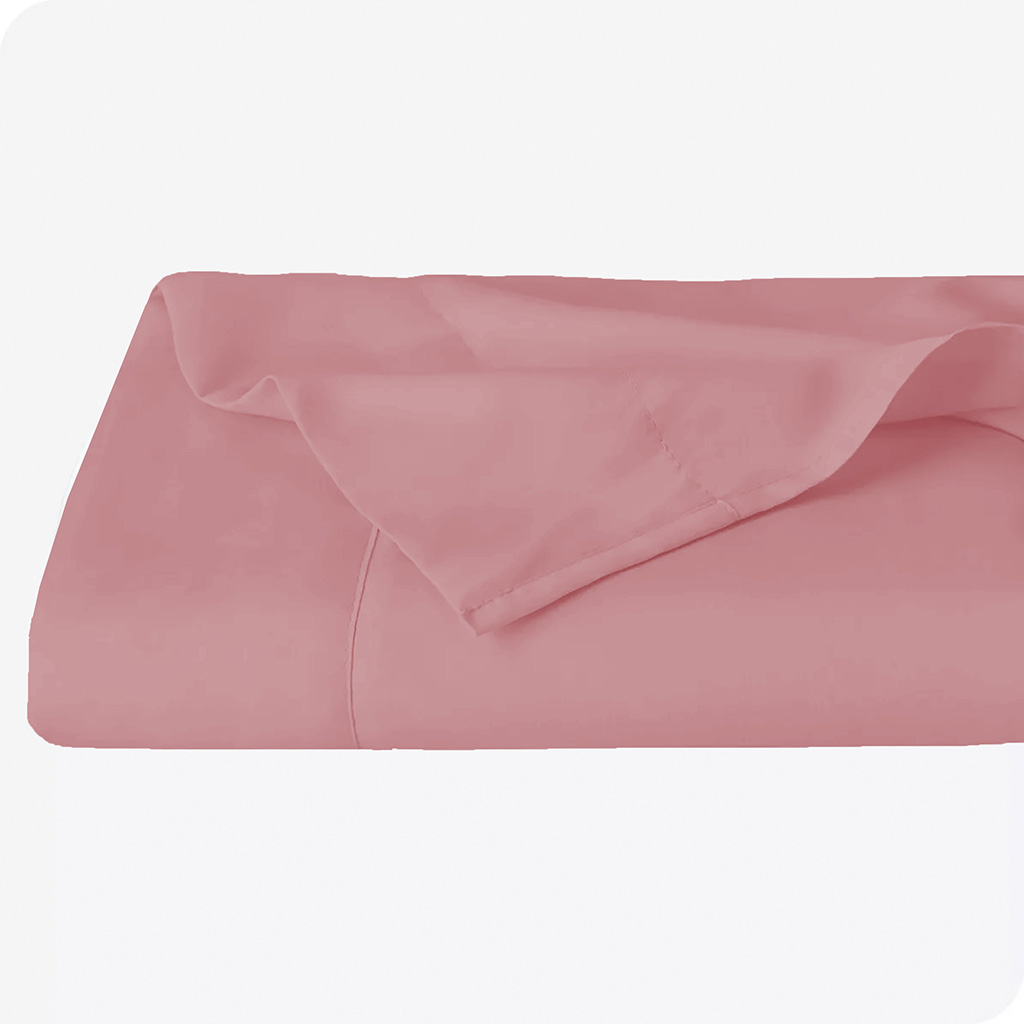 Sábana Encimera Twin Rosado 168X244Cm