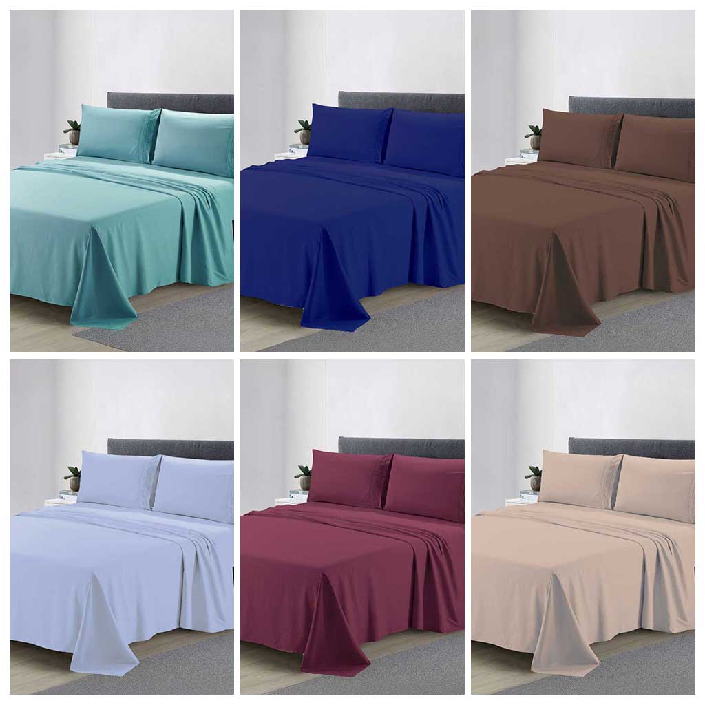 Sábanas Full 206x244cm Colores Surtidos