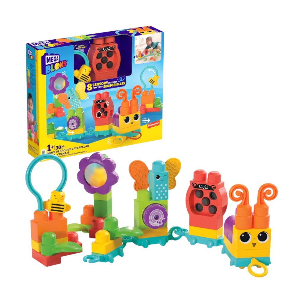 Mega Bloks Set De Construcción Oruga 30 Pzas