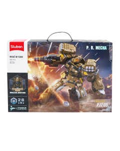 Set De Construcción De Robot M38-B1580 Mecha P.R. De Artilleria 581Pzs