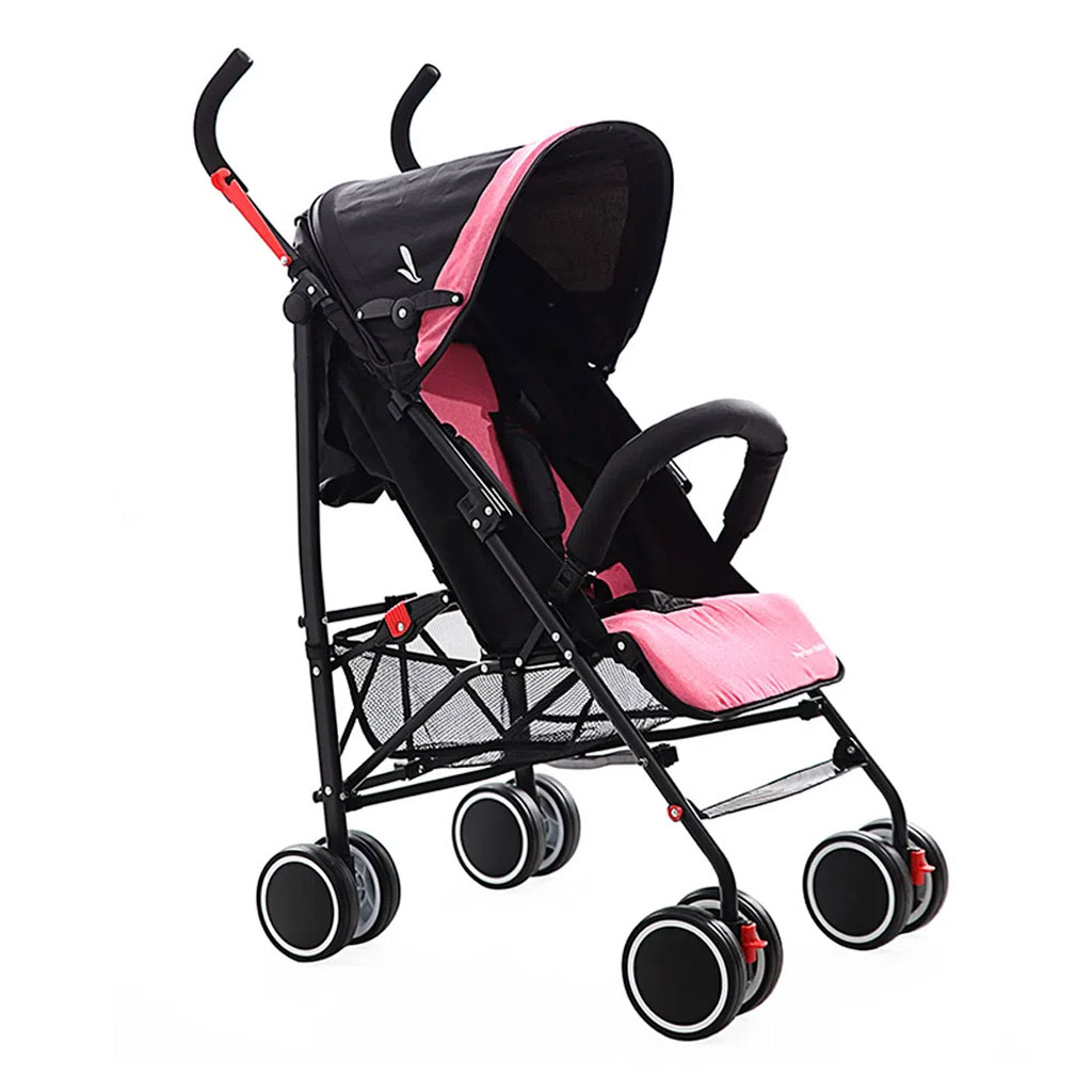 COCHE PARA BEBÉ VENTO ROSA PREMIUM BABY