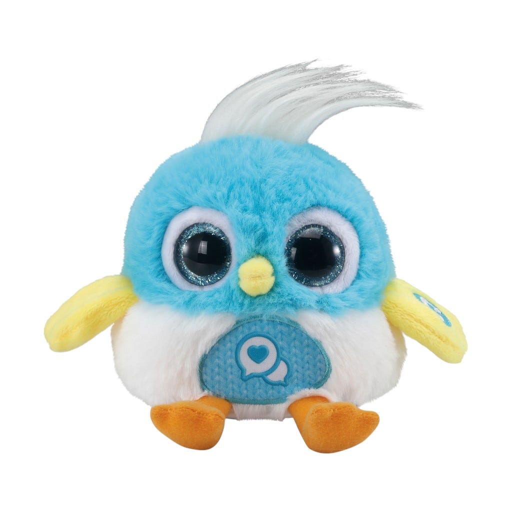 Peluche Lolibirds Lolito Blue