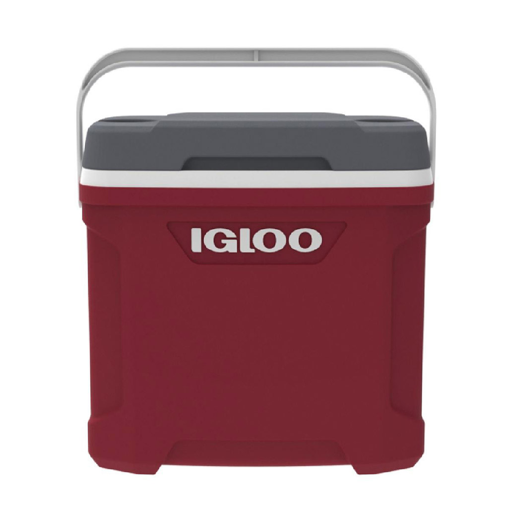 Hielera roja con 30 cuartos Latitude Igloo