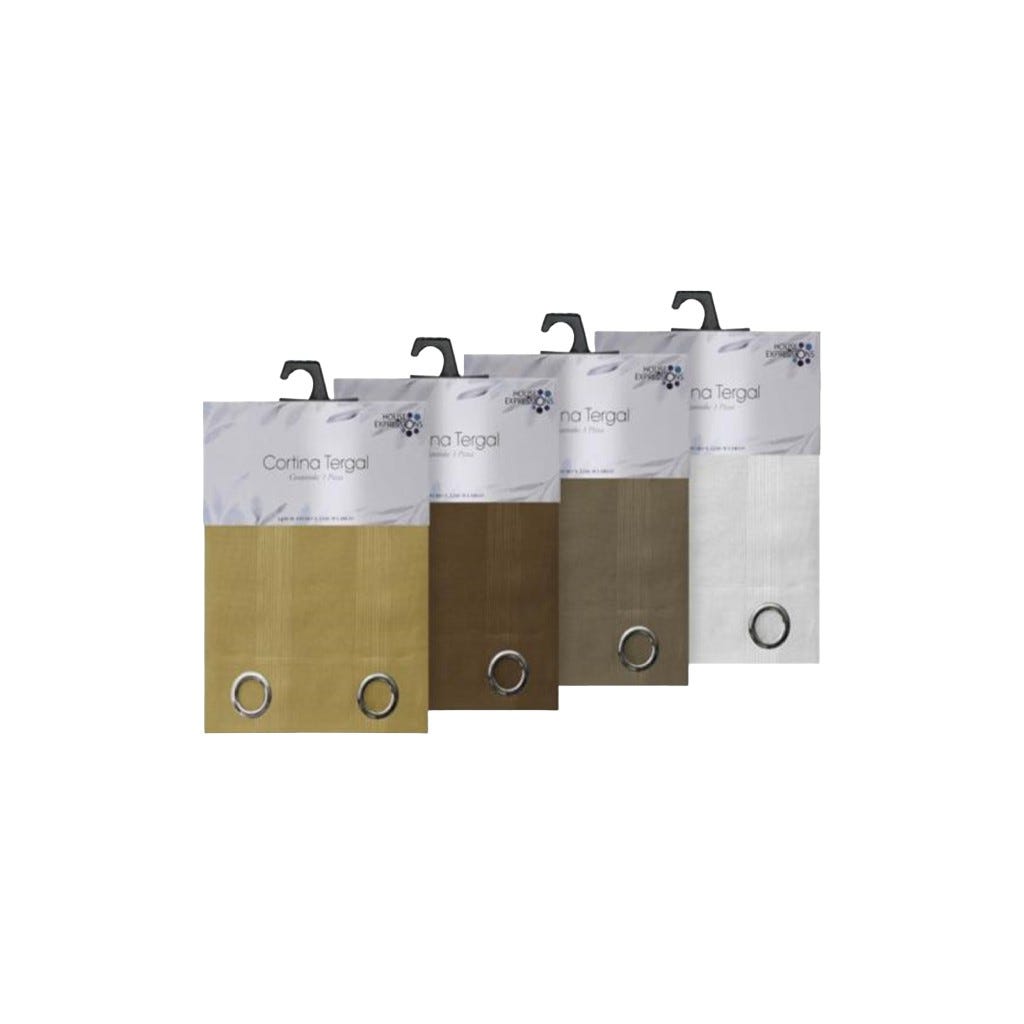 Cortina 127X229Cm Blanco Bolver