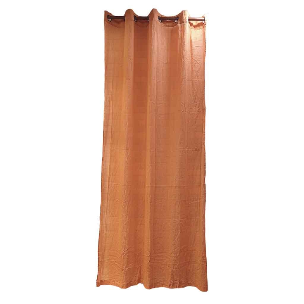 Cortina Color Naranja 140X250Cm