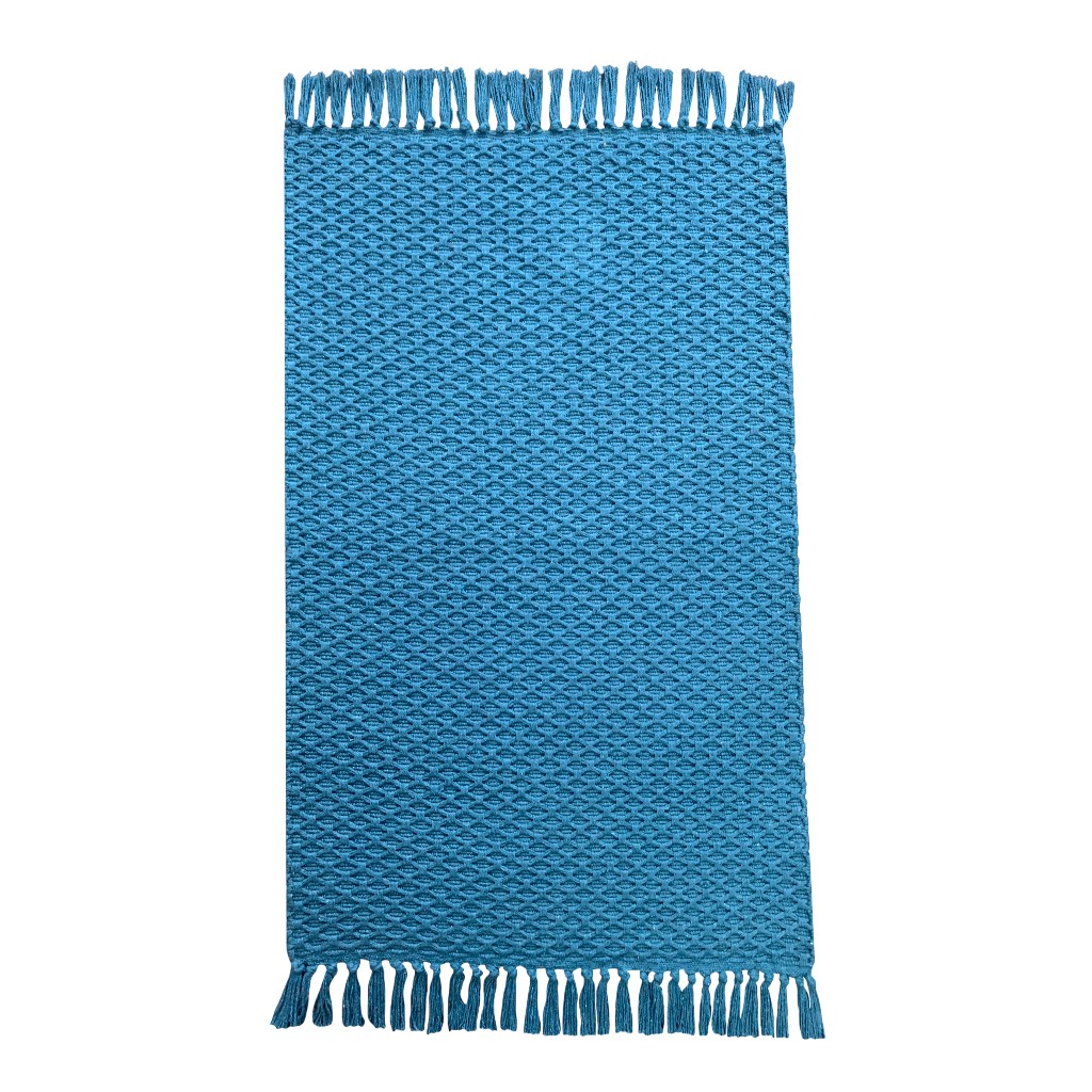 Alfombra Azul Petrol 60X90Cm