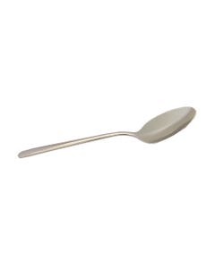 Cuchara de TE individual plateado con mango ovalado