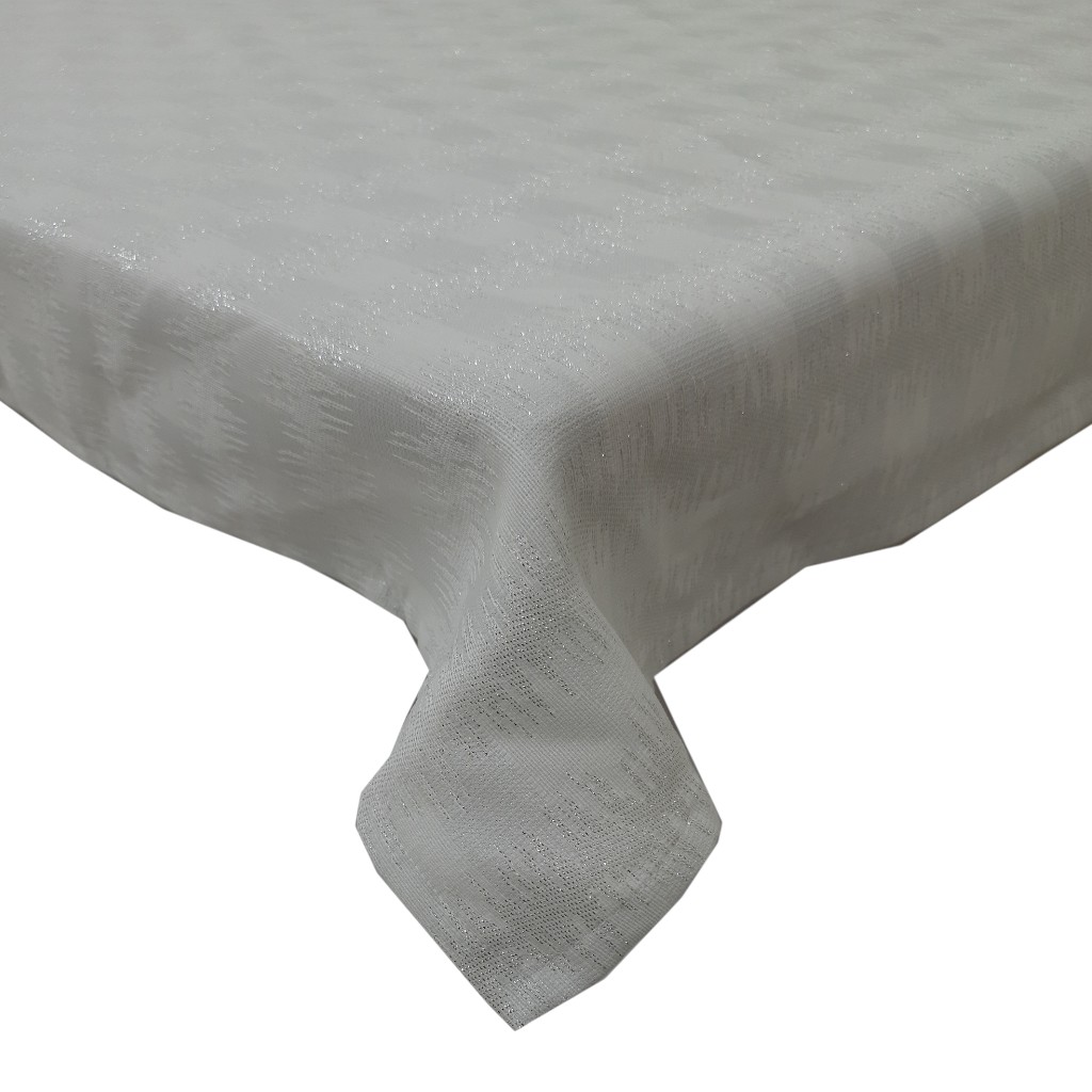 Mantel Gris Y Plateado 160X320Cm