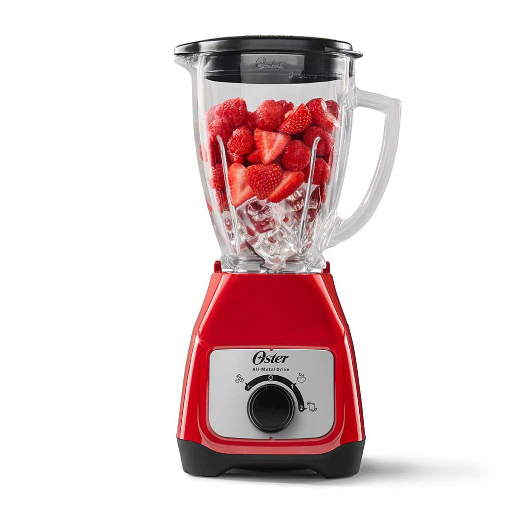 Licuadora Oster Con Control De Perilla Rojo