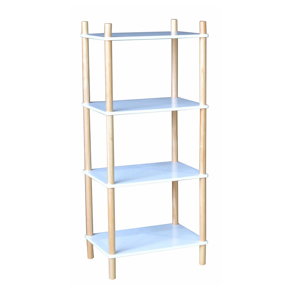 Estante Soho Blanco 4 Capas 48X34X110,5Cm