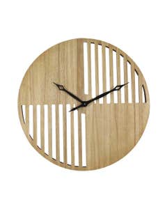 Reloj de pared decorativo minimalista de madera
