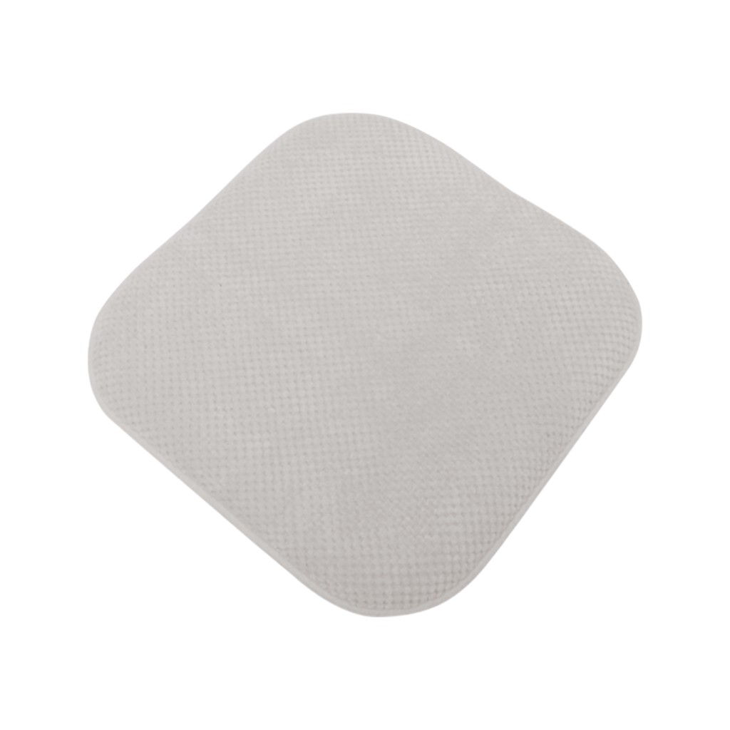 Set De 2Pzas De Cojín Para Silla 41X41X6Cm Gris Claro