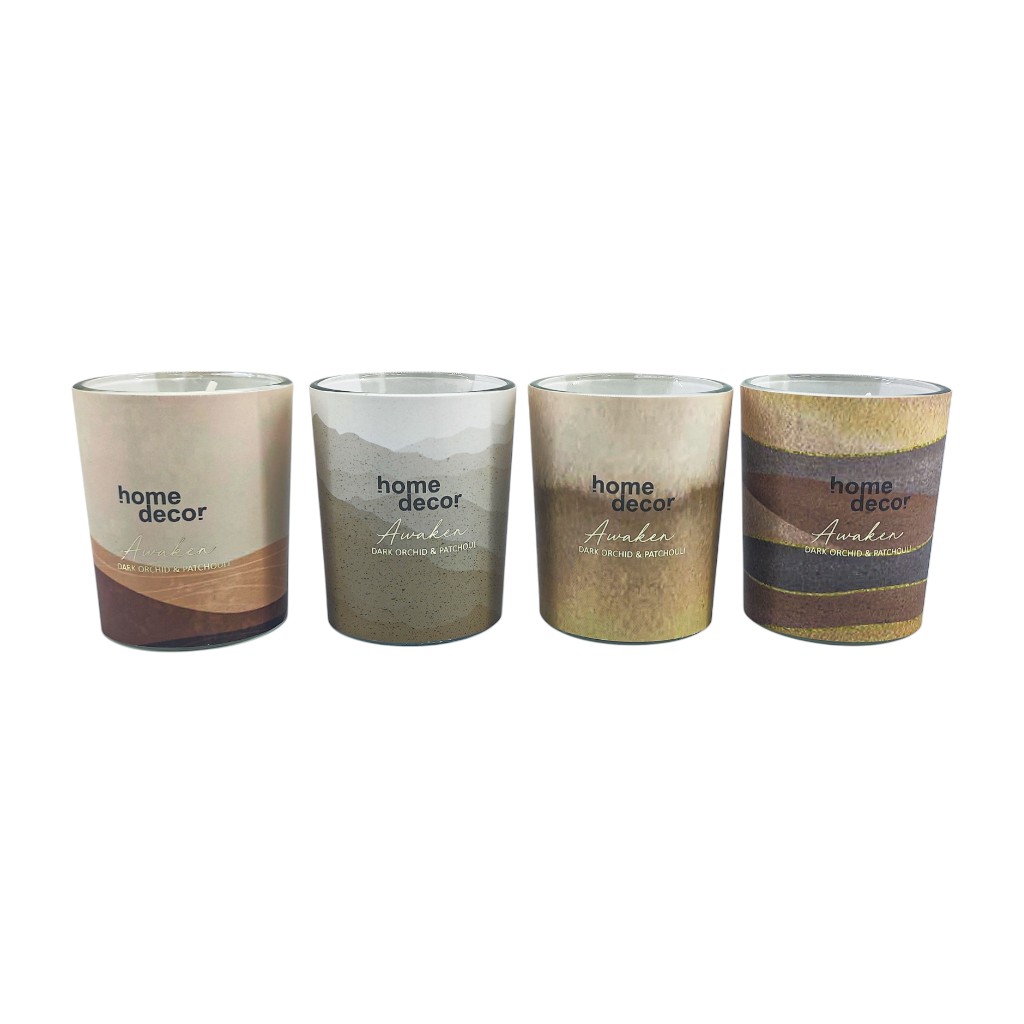 Set De Velas Perfumadas 4Pzs 6X7Cm