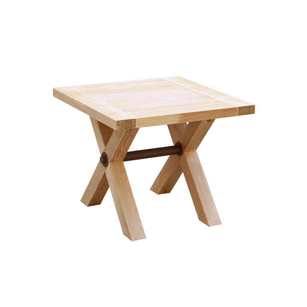 Mesa Auxiliar de Madera Natural