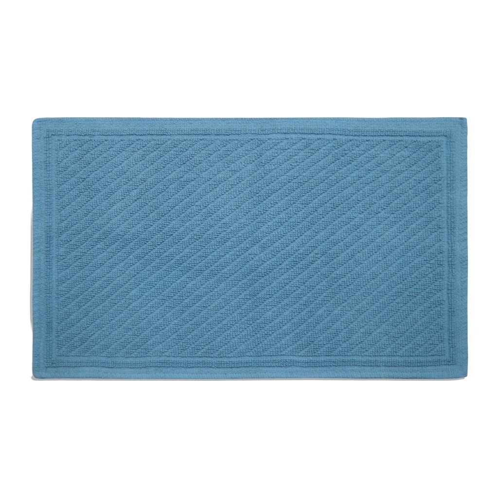 Alfombra Azul De Baño 50x80cm
