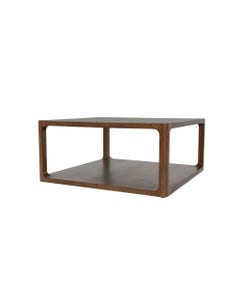 Mesa De Centro Marrón Oscuro Yuki 100X100X45Cm