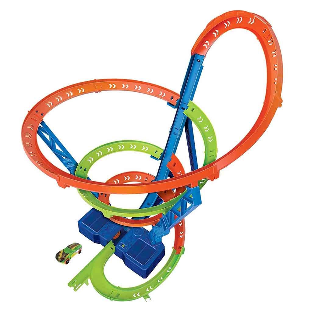 Hot Wheels Ciclon De Accion Accidentes