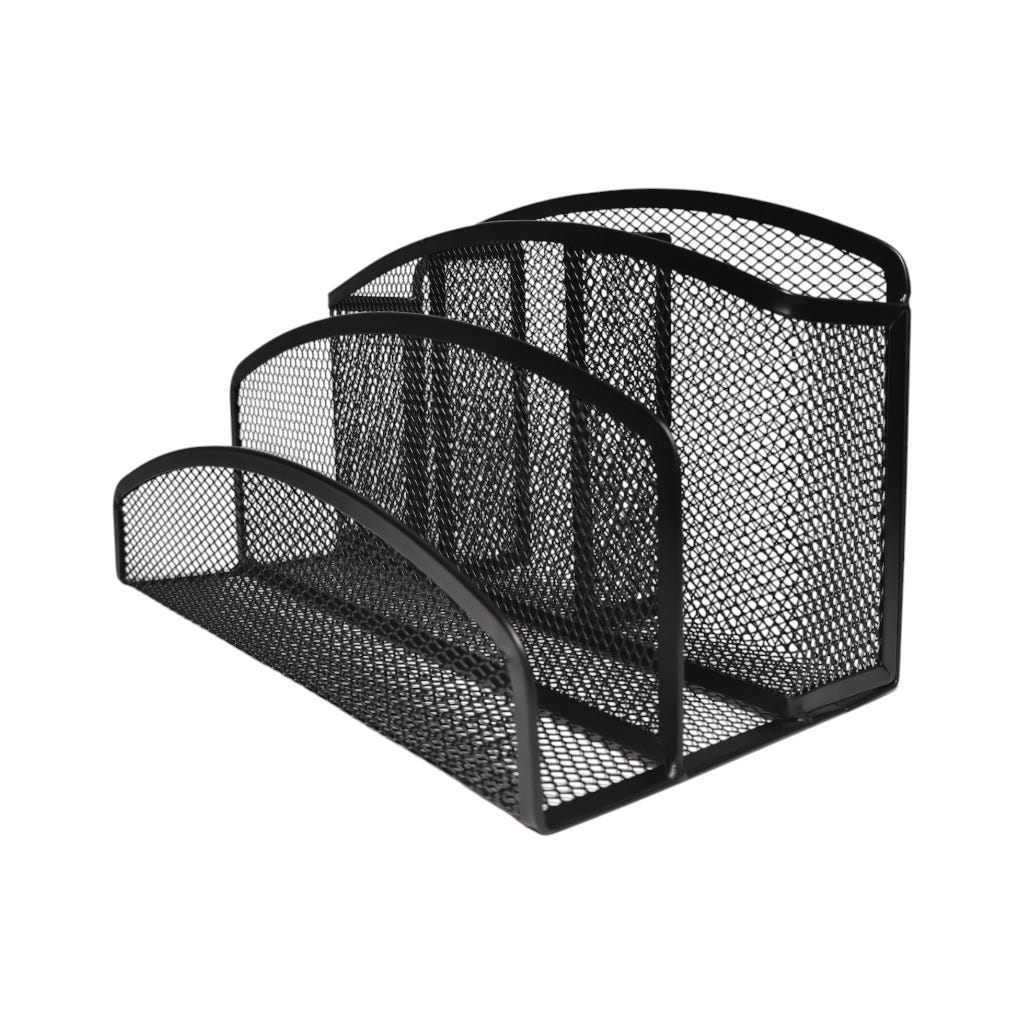 Organizador Negro Para Escritorio 22X12X13Cm