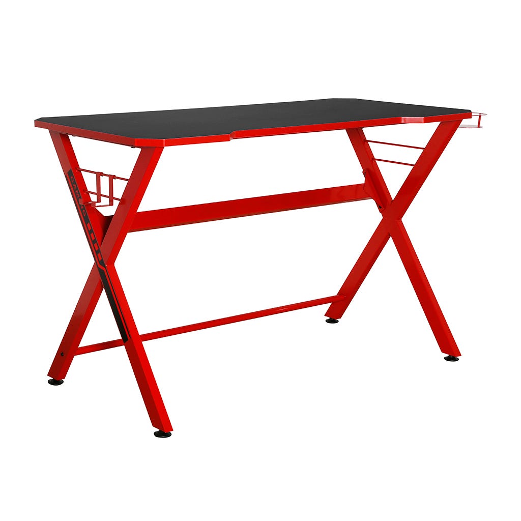 Escritorio gamer rojo