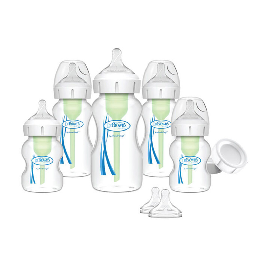 Set De Biberones + 2 Tetinas+ 2 Chupones Dr Brown