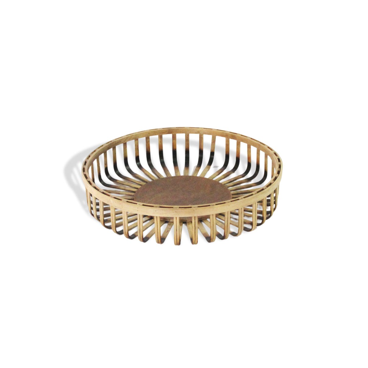 Bandeja Decorativa De Bambú 37x8cm