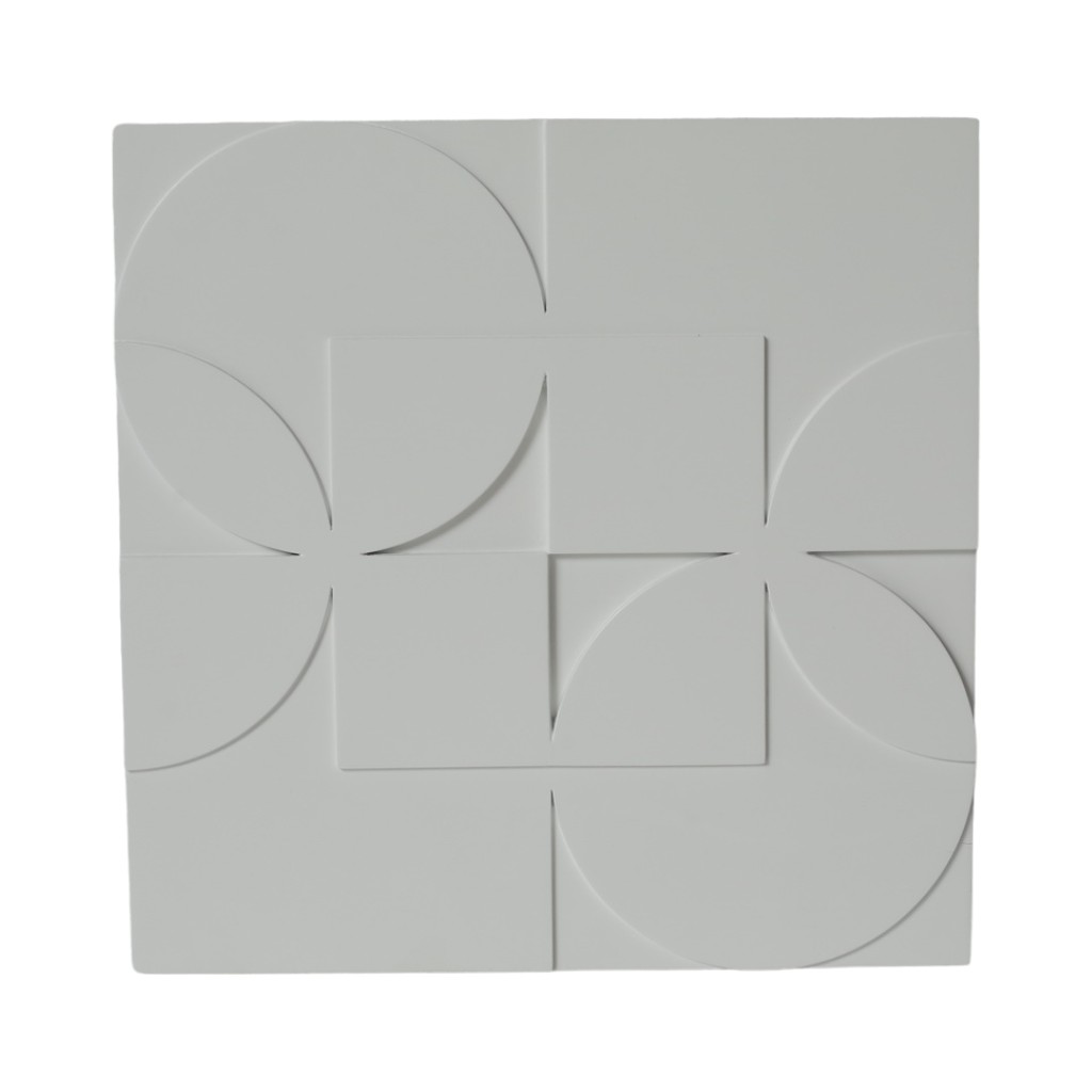 Decoración Blanco De Pared 50x4x50cm