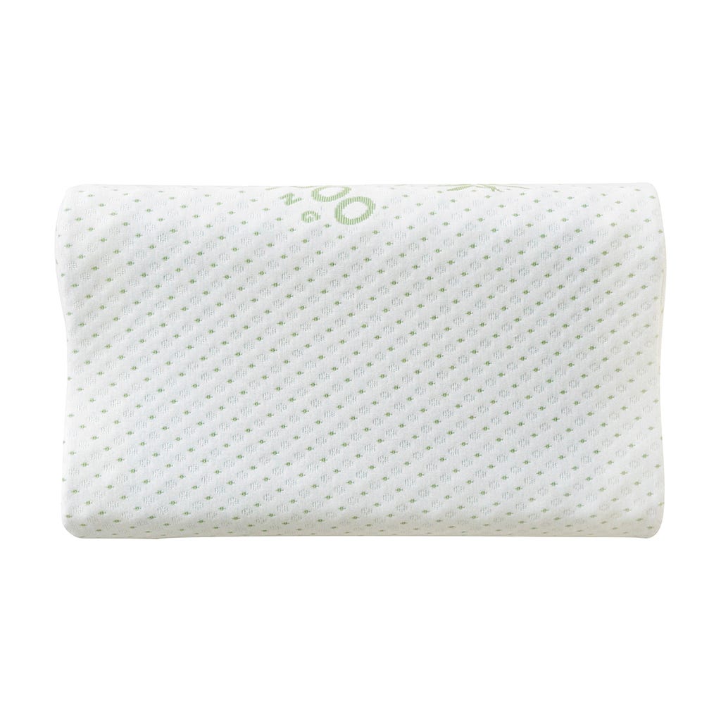 Almohada de espuma blanca con gel Contour Memory