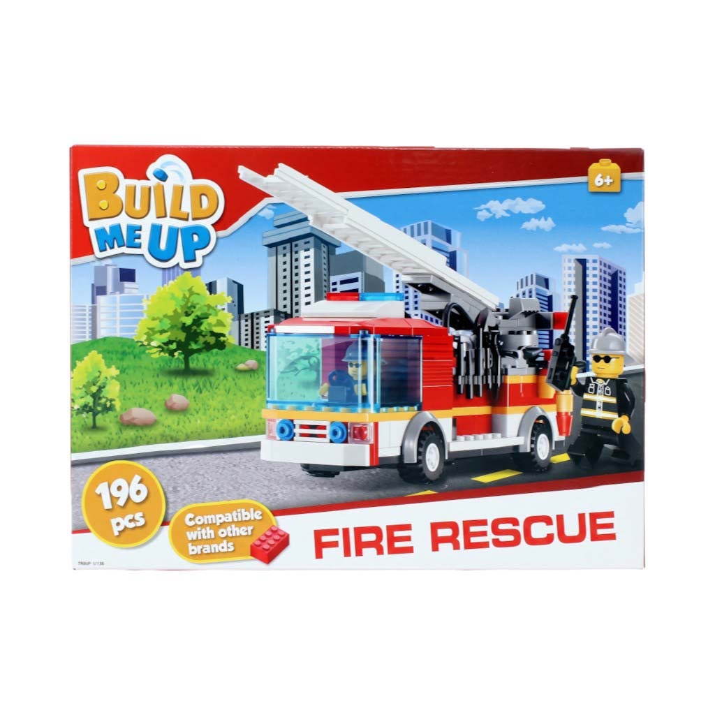 Cubic Adventure Bloques De Construcción Camión De Bomberos 196 Pzas