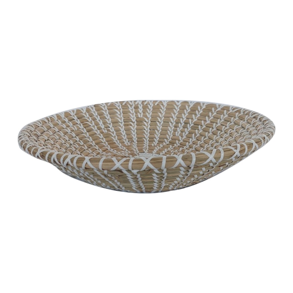 Cesta Decorativa Natural 36X8Cm