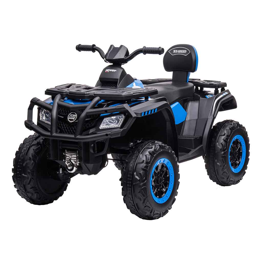 Cuatrimoto Para Niños Recargable Azul