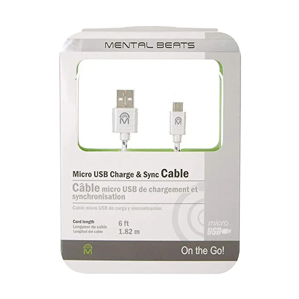 Cj Tech Cargador Con Luz Magnética 6pies Blanco Y Plateado