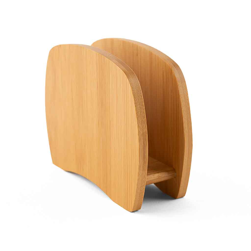 Servilletero De Bambú 15X5X11.5Cm