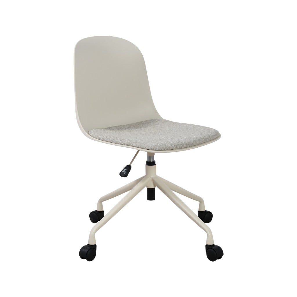 Silla De Oficina Beige Kamil 55X50X80-87Cm