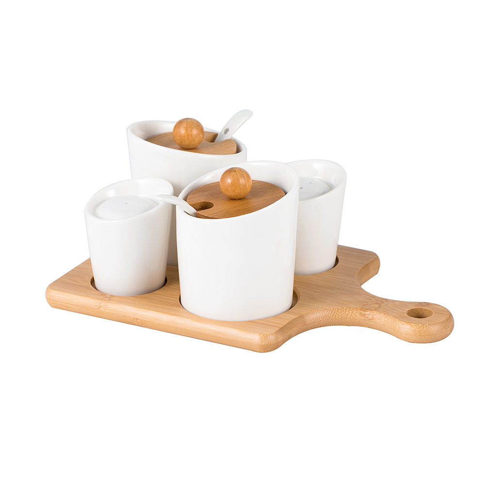 Set 5pzs Condimento 25x15x10cm