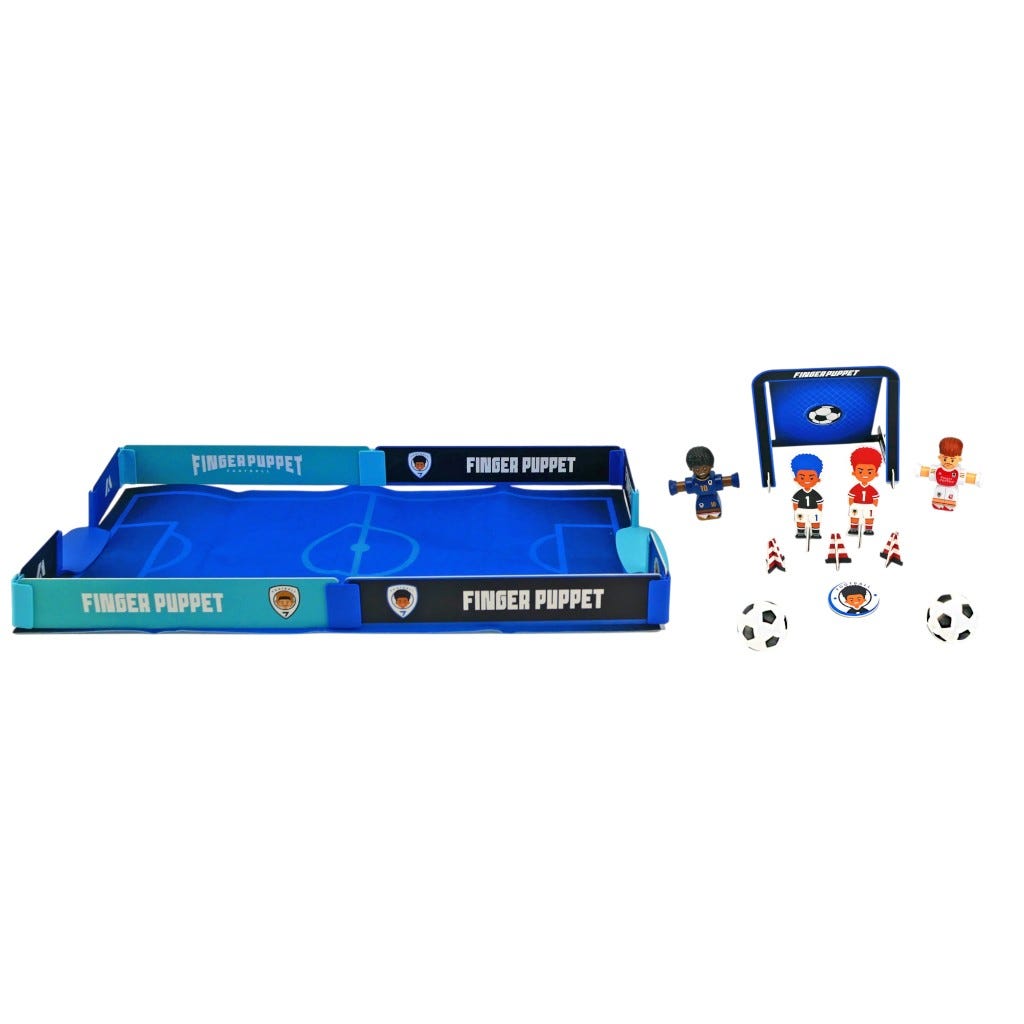Futbolito Portátil De 2 Jugadores Para Dedos