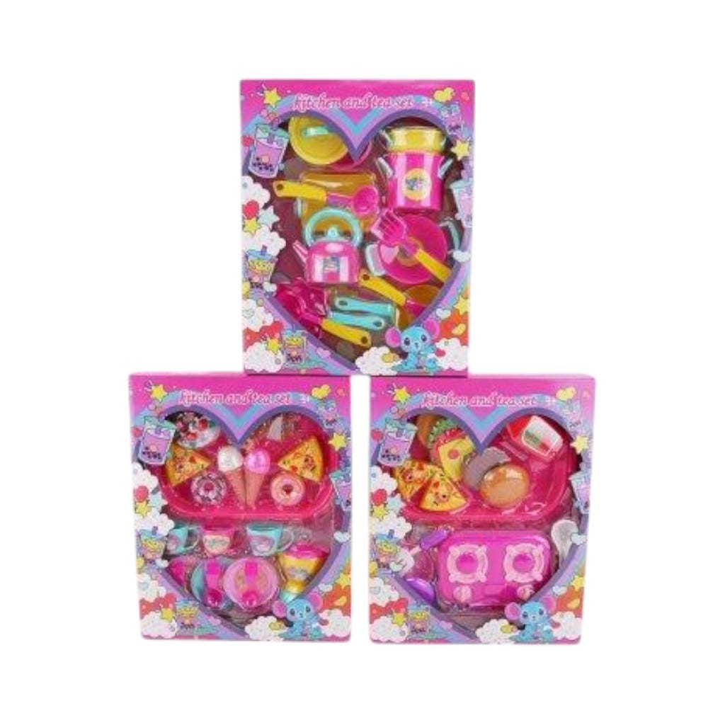 Set De Fiesta Del Té Lunares Surtidos