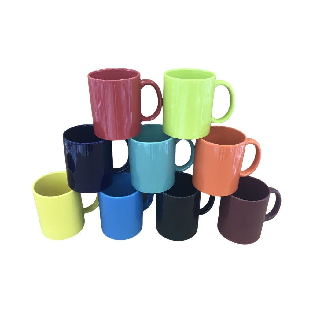 Taza Colores Surtidos 325Ml