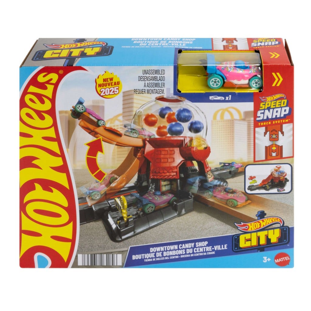 Hot Wheels Pista De Tienda De Dulces
