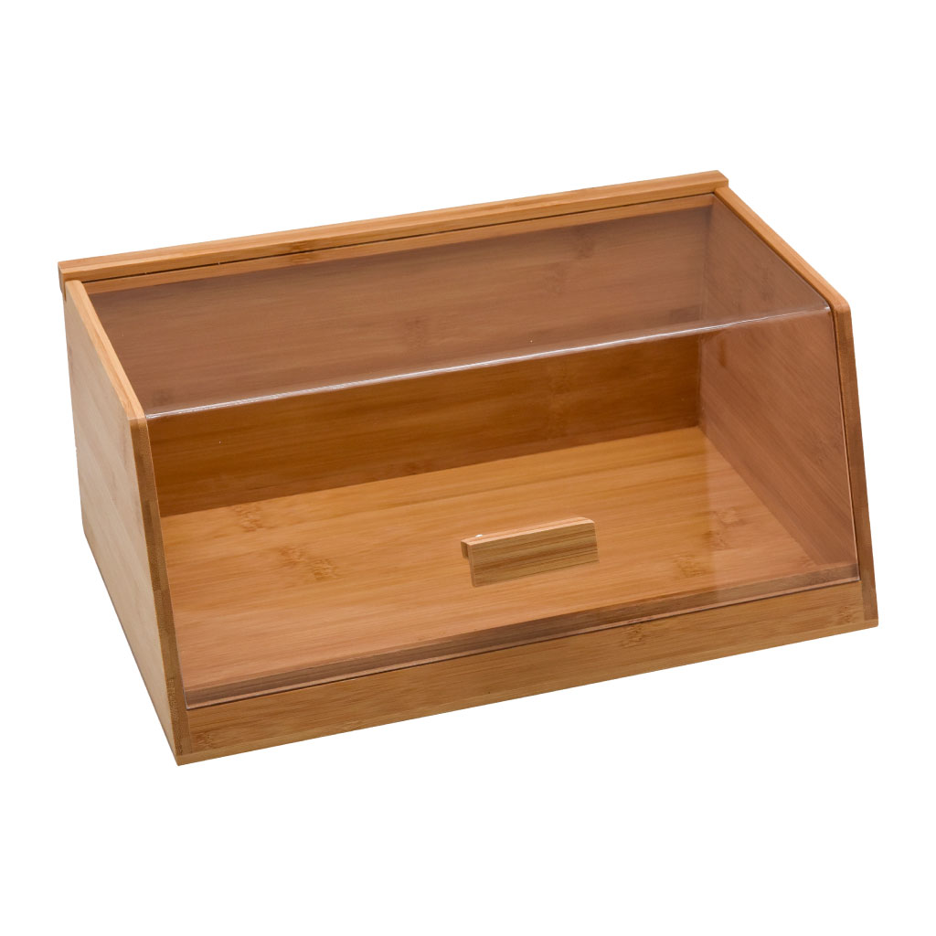 Caja de pan de bambú 