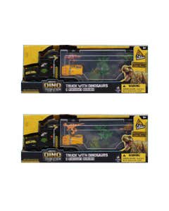 Dino Troop - Camión Maletín Transportador De Dinosaurios Con Accesorios 7Pzs