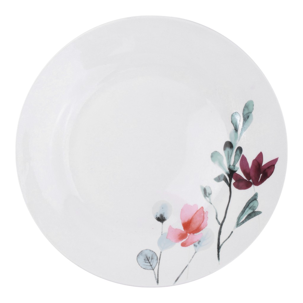 Plato De Cenar Con Estilo Floral 27Cm