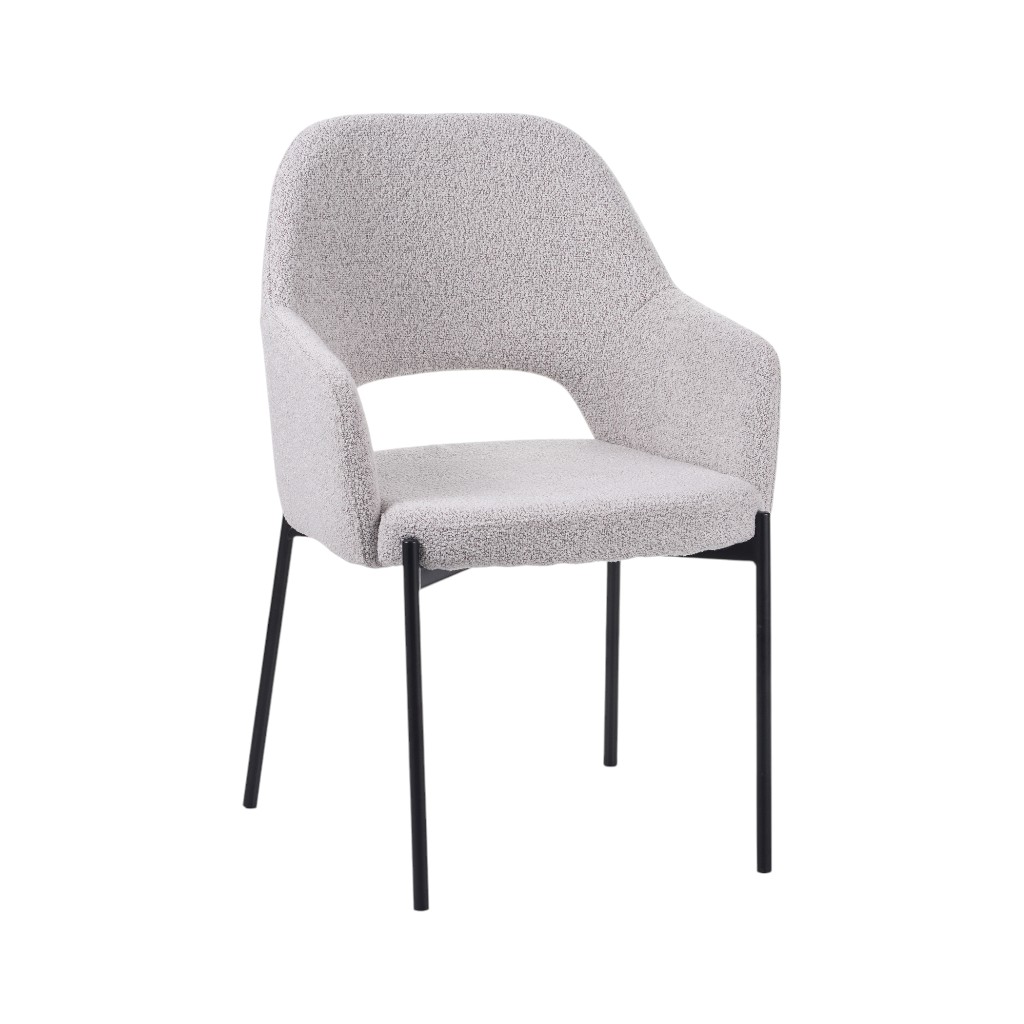 Silla De Comedor Cecilia Gris Pardo 60,5X56X84Cm
