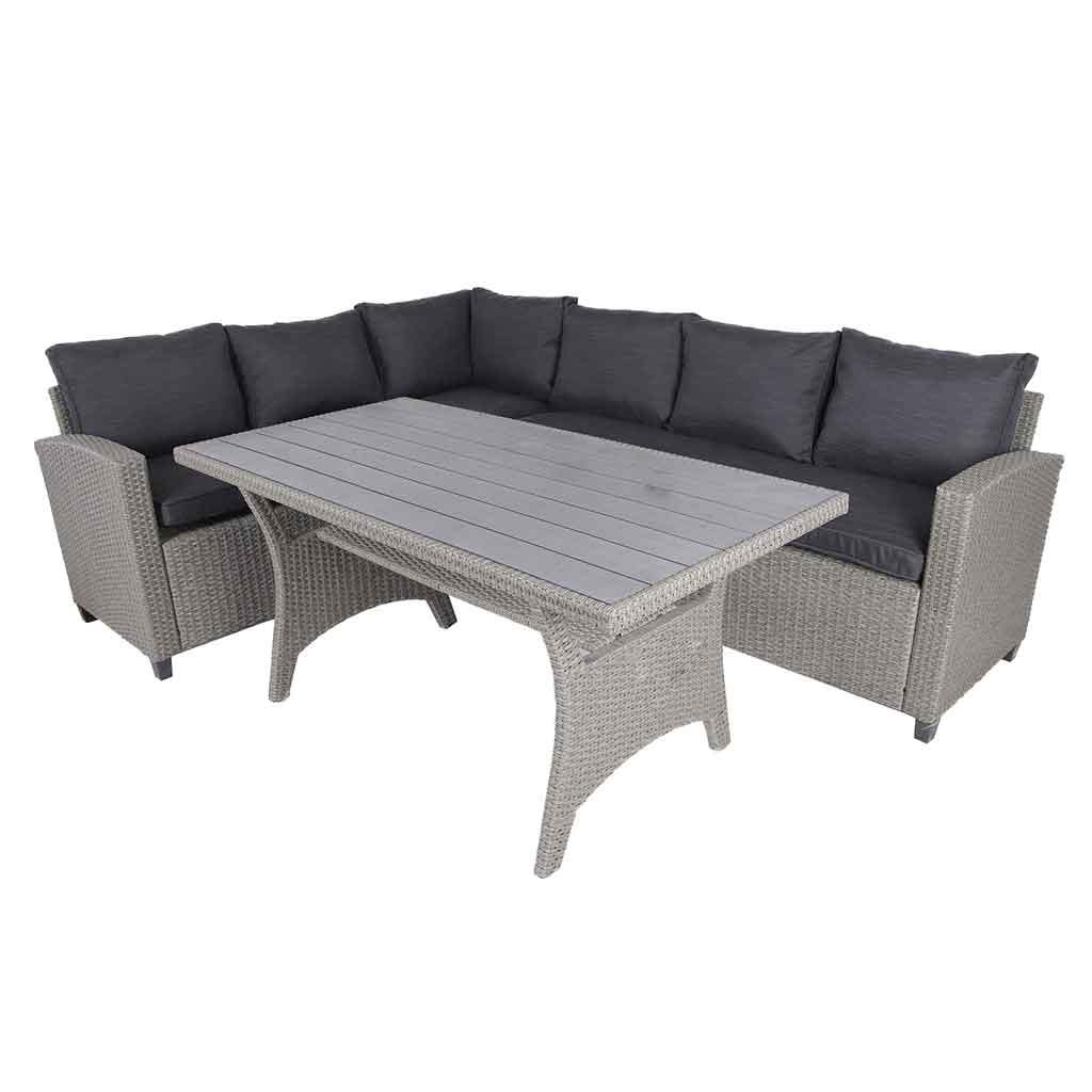 Sofá Esquinero Outopia Set De 3Pcs Gris